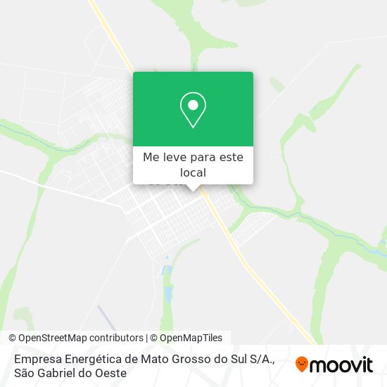 Empresa Energética de Mato Grosso do Sul S / A. mapa