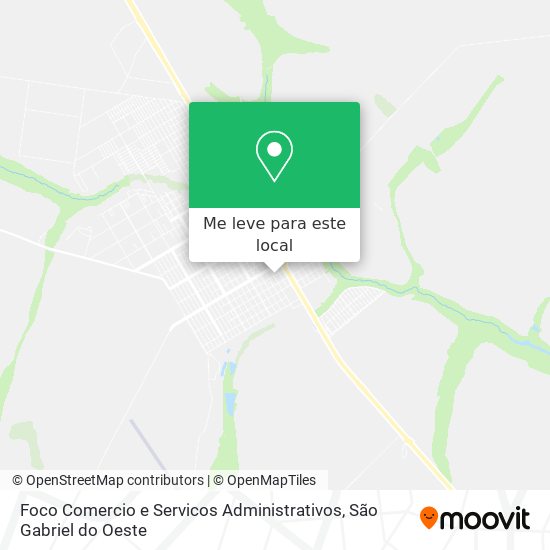 Foco Comercio e Servicos Administrativos mapa