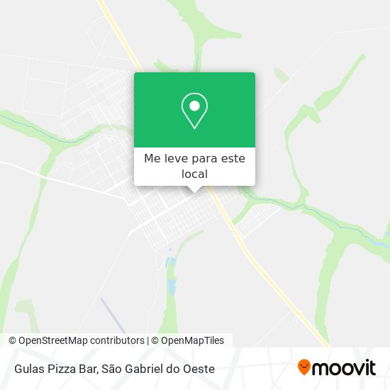 Gulas Pizza Bar mapa
