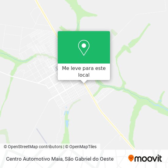 Centro Automotivo Maia mapa