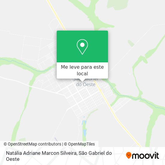 Natália Adriane Marcon Silveira mapa