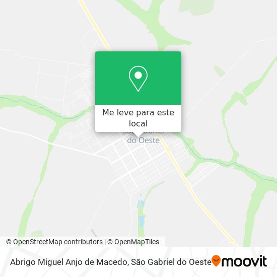 Abrigo Miguel Anjo de Macedo mapa