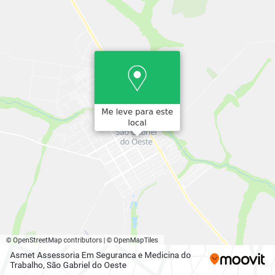 Asmet Assessoria Em Seguranca e Medicina do Trabalho mapa