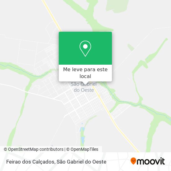 Feirao dos Calçados mapa