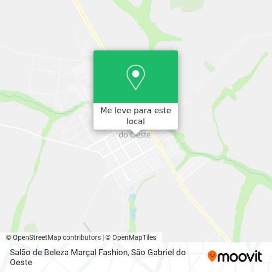 Salão de Beleza Marçal Fashion mapa