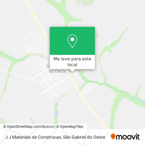 J J Materiais de Construcao mapa