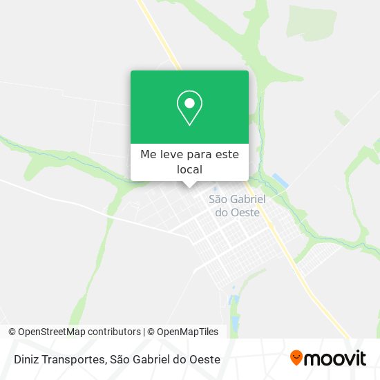 Diniz Transportes mapa