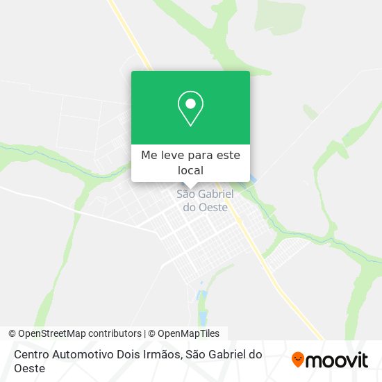 Centro Automotivo Dois Irmãos mapa