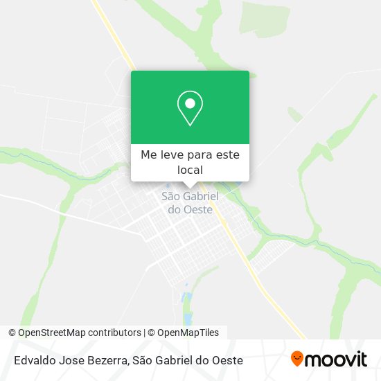 Edvaldo Jose Bezerra mapa