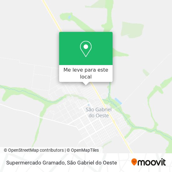 Supermercado Gramado mapa