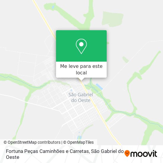 Fortuna Peças Caminhões e Carretas mapa