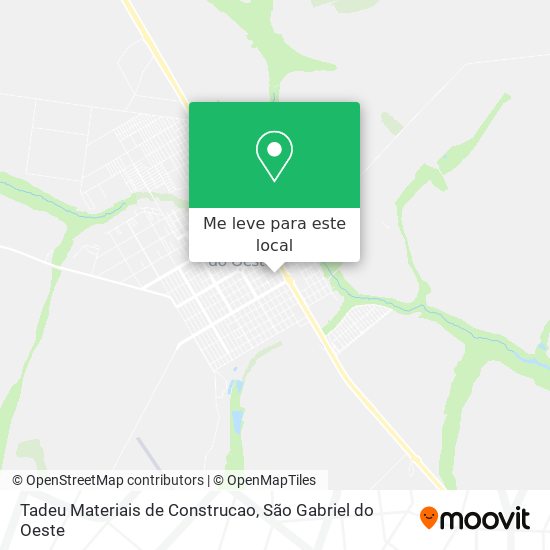 Tadeu Materiais de Construcao mapa