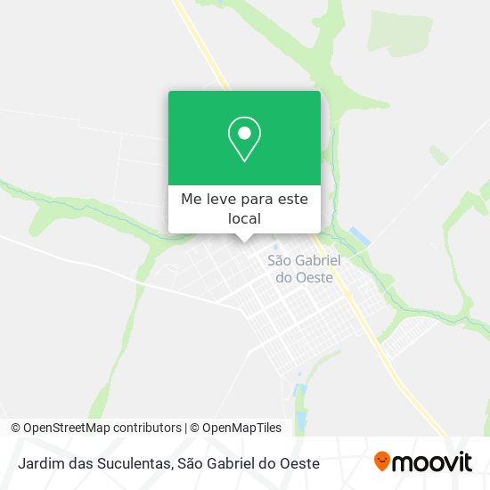 Jardim das Suculentas mapa