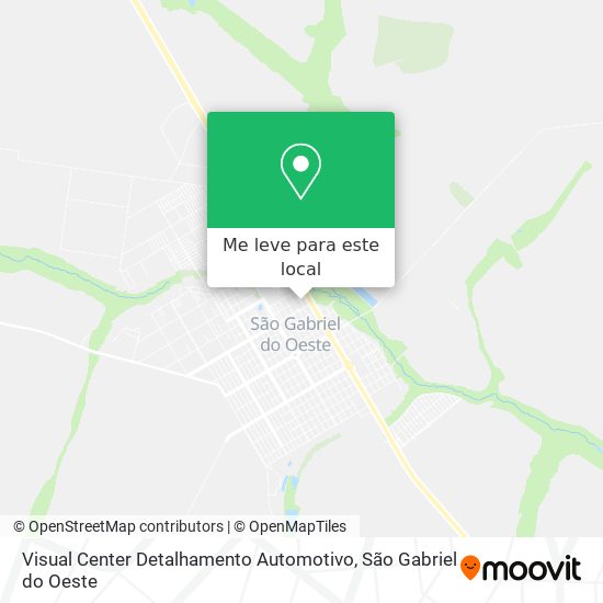 Visual Center Detalhamento Automotivo mapa