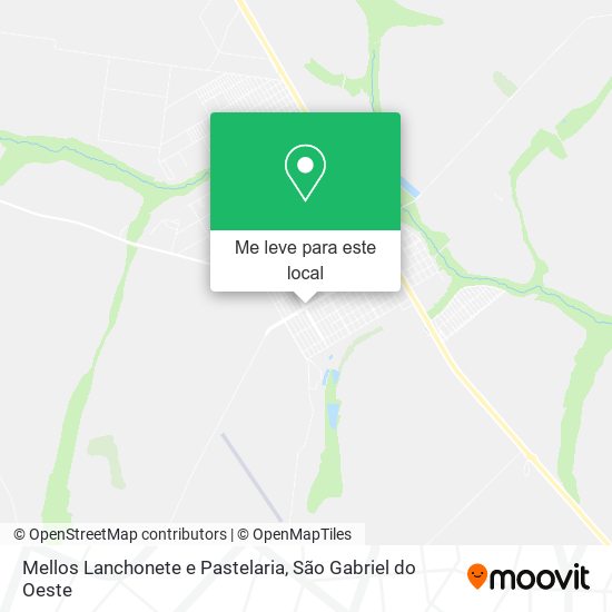 Mellos Lanchonete e Pastelaria mapa