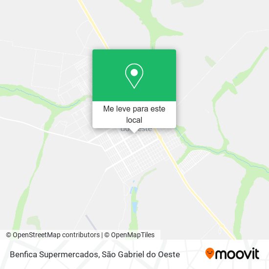 Benfica Supermercados mapa