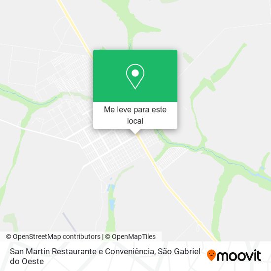 San Martin Restaurante e Conveniência mapa