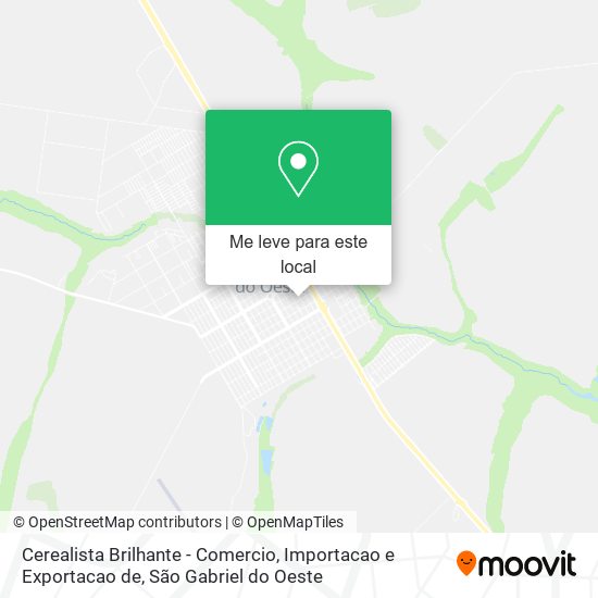 Cerealista Brilhante - Comercio, Importacao e Exportacao de mapa