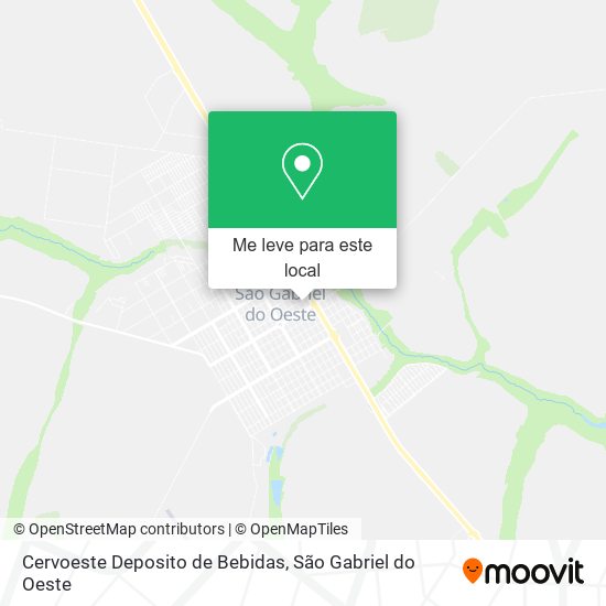 Cervoeste Deposito de Bebidas mapa