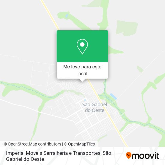 Imperial Moveis Serralheria e Transportes mapa