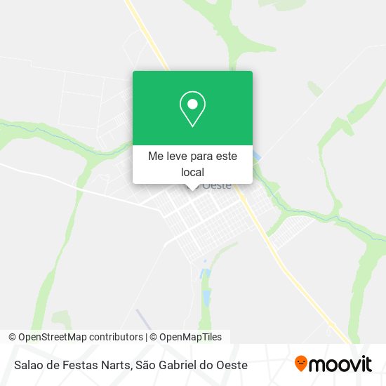 Salao de Festas Narts mapa