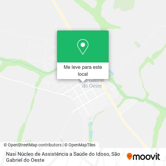 Nasi Núcleo de Assistência a Saúde do Idoso mapa