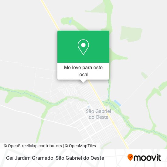 Cei Jardim Gramado mapa