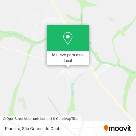 Pioneira mapa