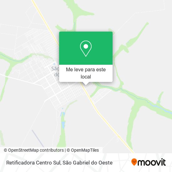 Retificadora Centro Sul mapa