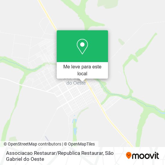 Associacao Restaurar / Republica Restaurar mapa