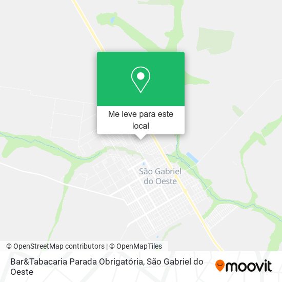 Bar&Tabacaria Parada Obrigatória mapa