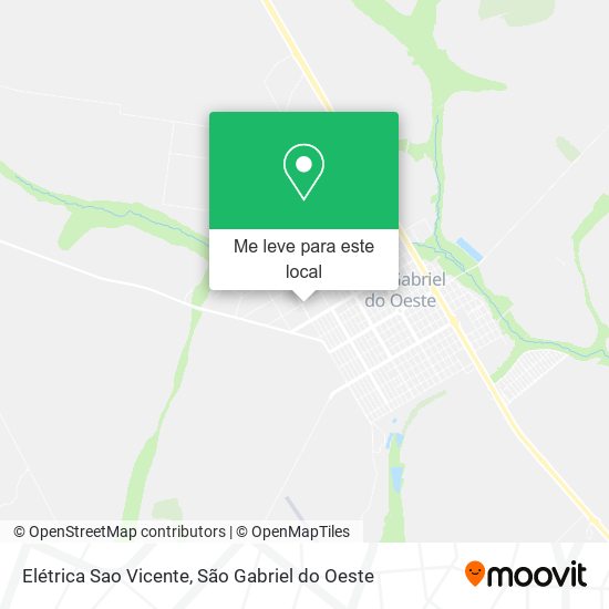 Elétrica Sao Vicente mapa