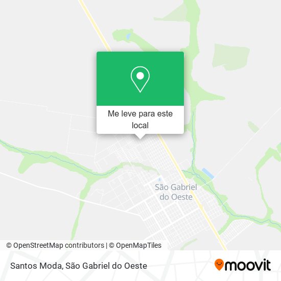 Santos Moda mapa
