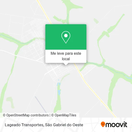 Lageado Transportes mapa