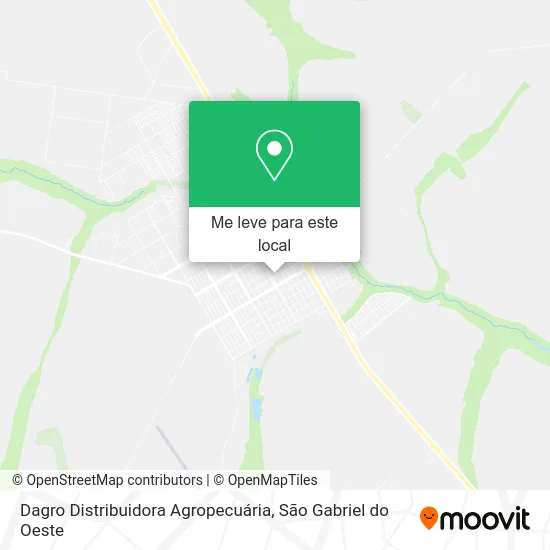 Dagro Distribuidora Agropecuária mapa