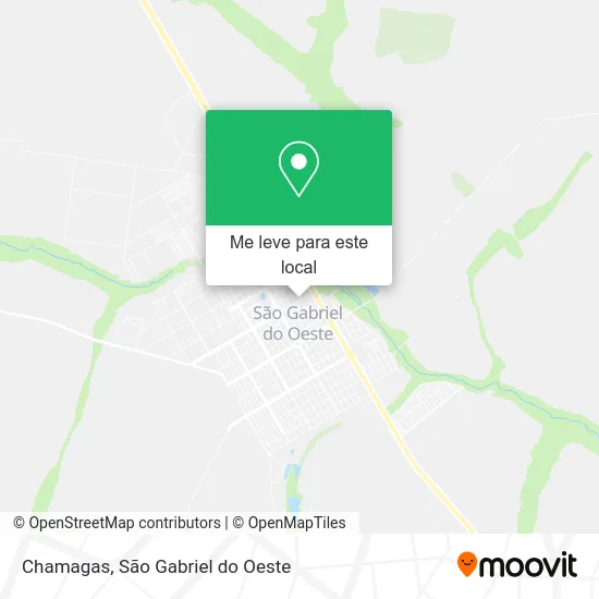 Chamagas mapa