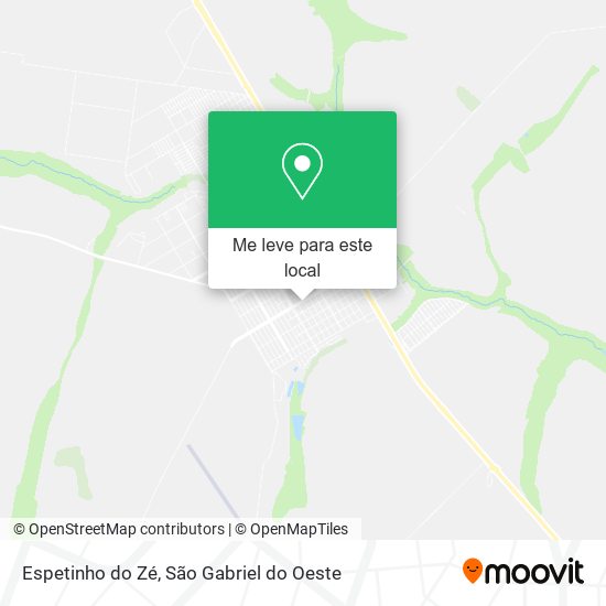 Espetinho do Zé mapa