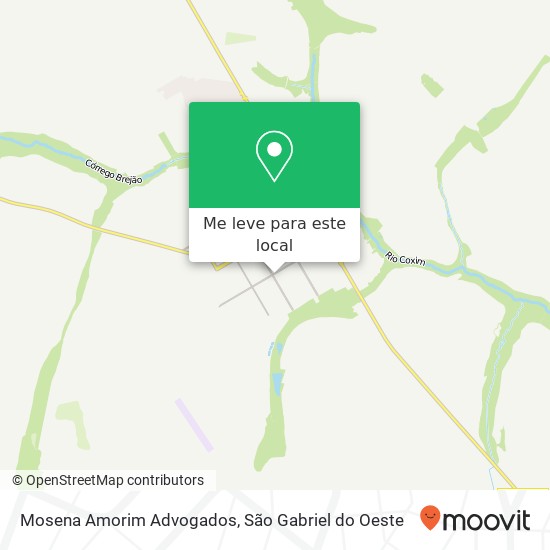 Mosena Amorim Advogados mapa