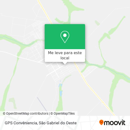 GPS Convêniencia mapa