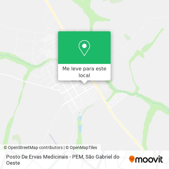 Posto De Ervas Medicinais - PEM mapa