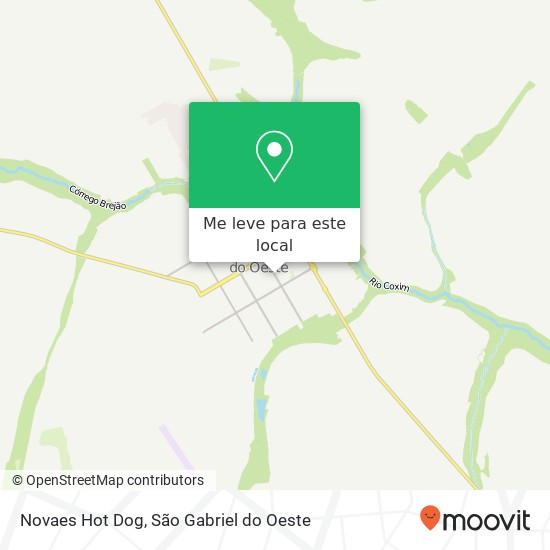 Novaes Hot Dog mapa