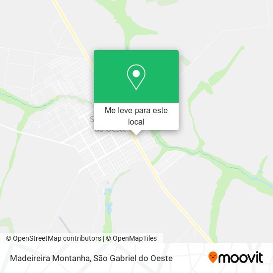 Madeireira Montanha mapa