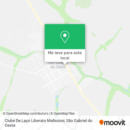 Clube De Laço Liberato Mafissoni mapa