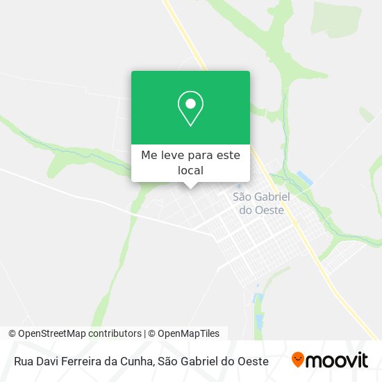 Rua Davi Ferreira da Cunha mapa