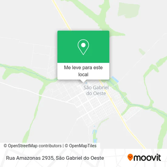 Rua Amazonas 2935 mapa