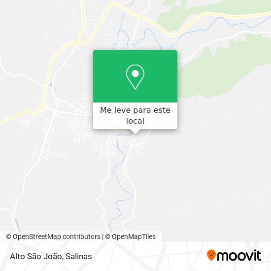 Alto São João mapa