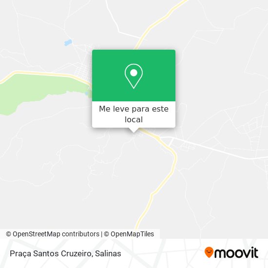 Praça Santos Cruzeiro mapa