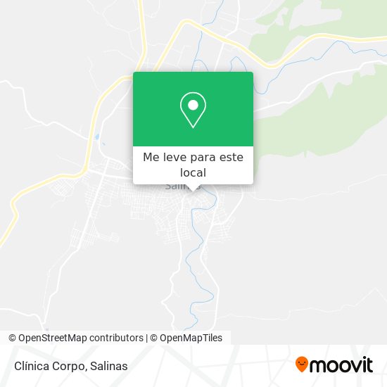 Clínica Corpo mapa