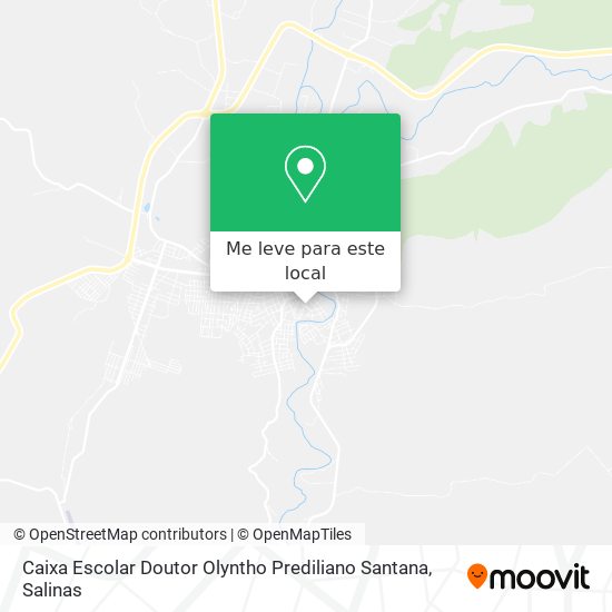 Caixa Escolar Doutor Olyntho Prediliano Santana mapa