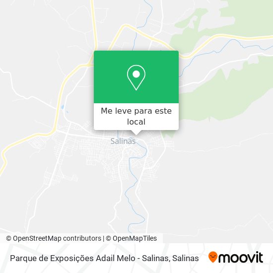 Parque de Exposições Adail Melo - Salinas mapa